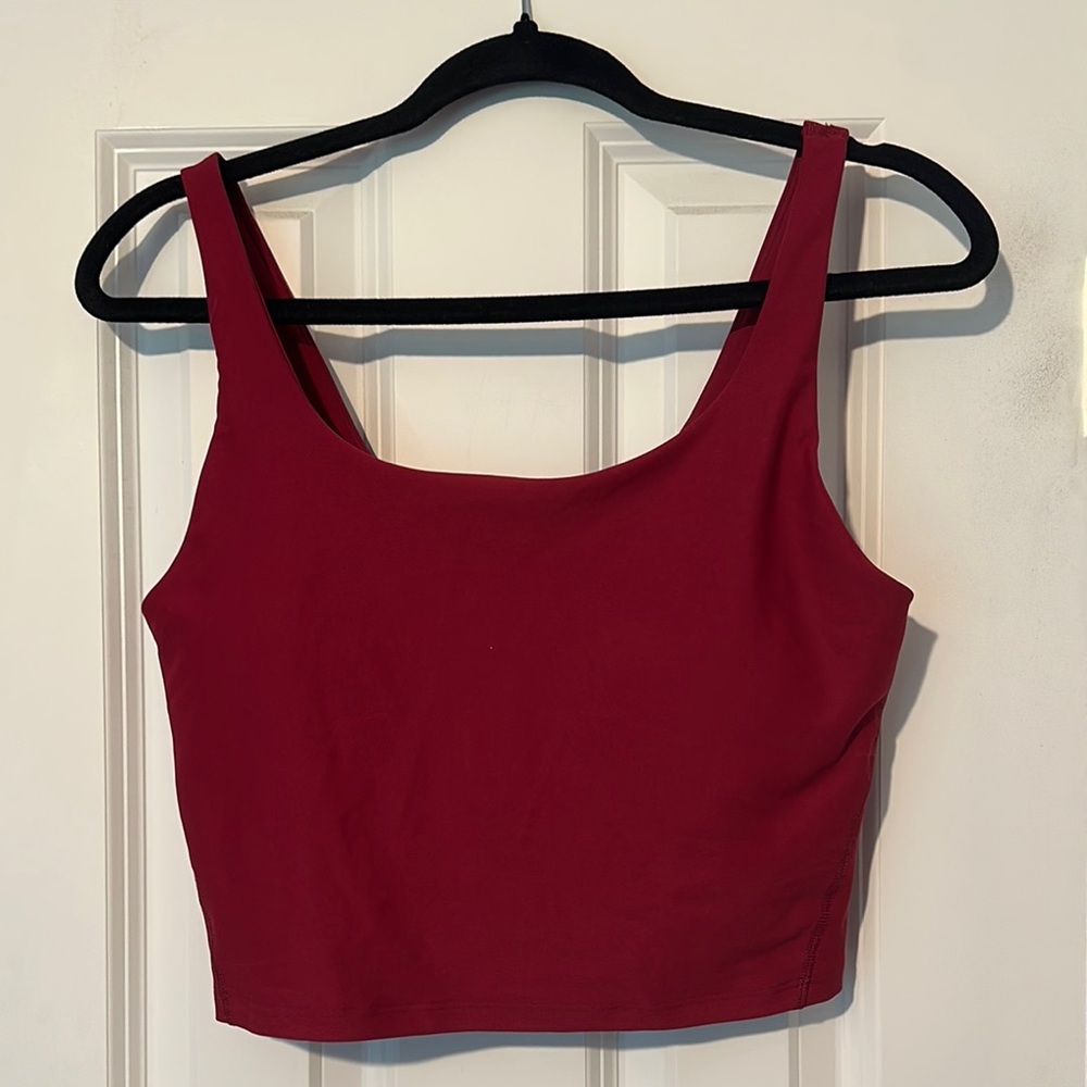 Old Navy Women's Burgundy Crop Top